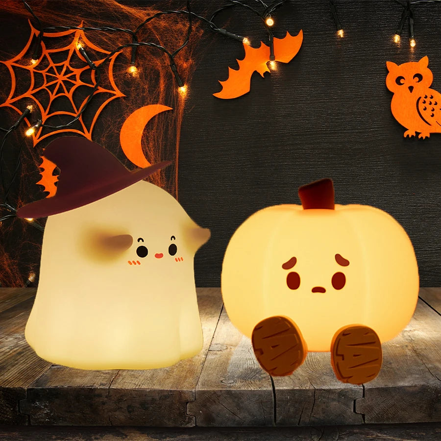 SpookyGlow Pumpkin LED Night Light